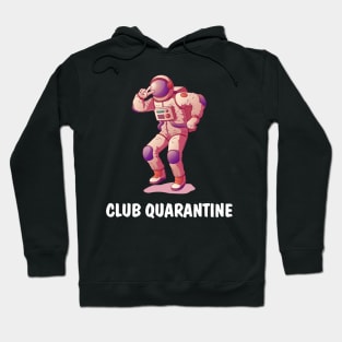 Astronaut or spacemen character wearing space suit showing gesture of victory Hoodie